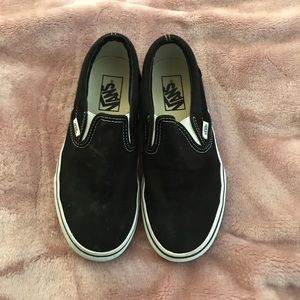 Black Slip-On Vans